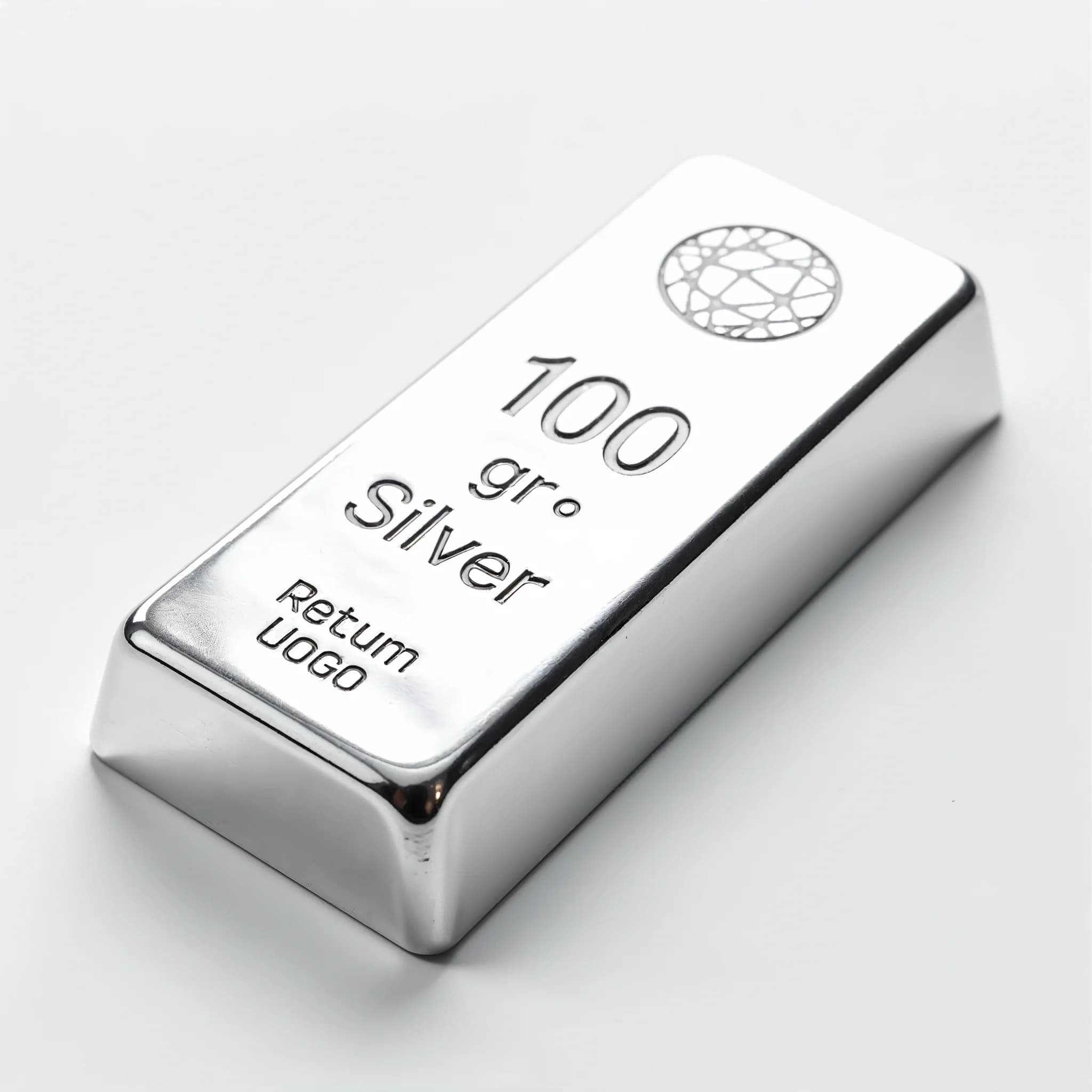 شمش نقره ۱۰۰ گرمی